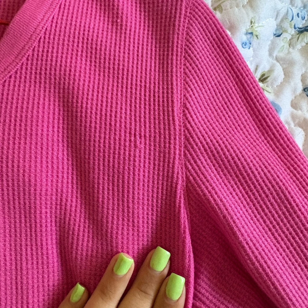 GAP Hot Pink Ribbed Tank - Picture 4 of 5